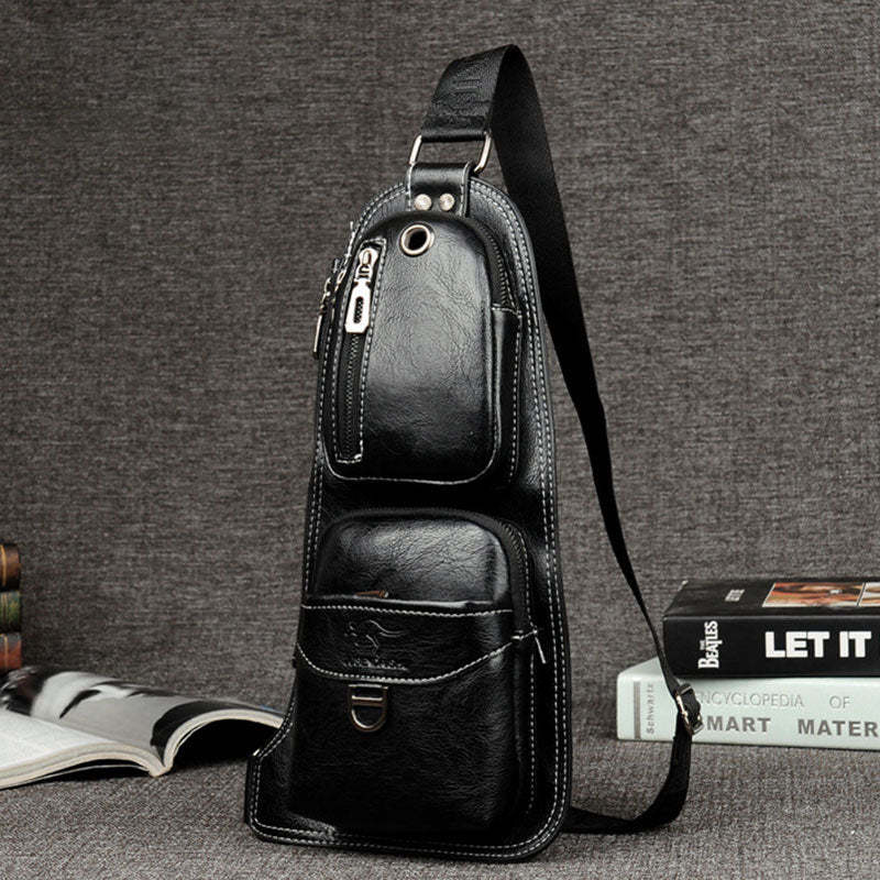 Sling Bag Backpack for Men Crossbody Chest Bag Daypack Outdoor Travel