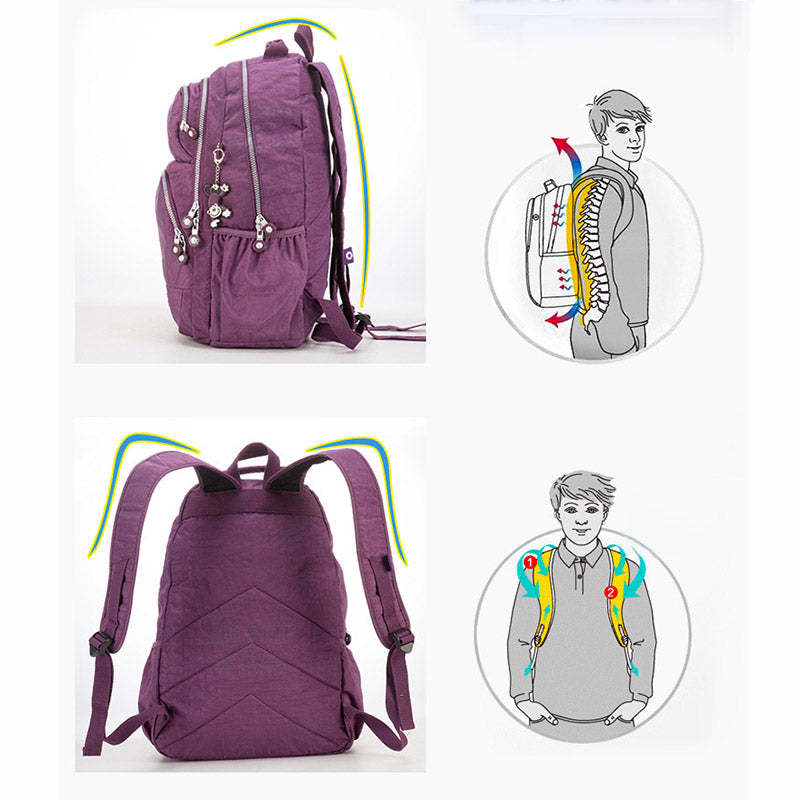 Large Capacity Durable Backpacks for Women Lightweight Waterproof Travel Daypack