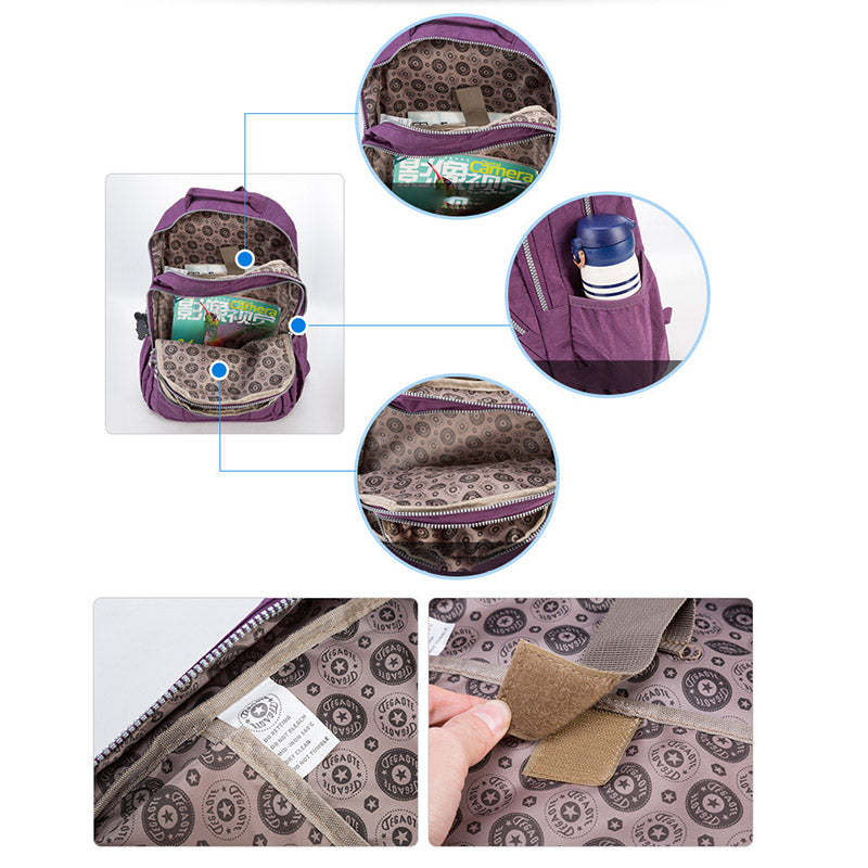Large Capacity Durable Backpacks for Women Lightweight Waterproof Travel Daypack